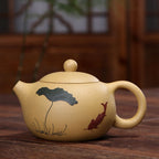 Hiro Hand-Painted Clay Traditional Teapot