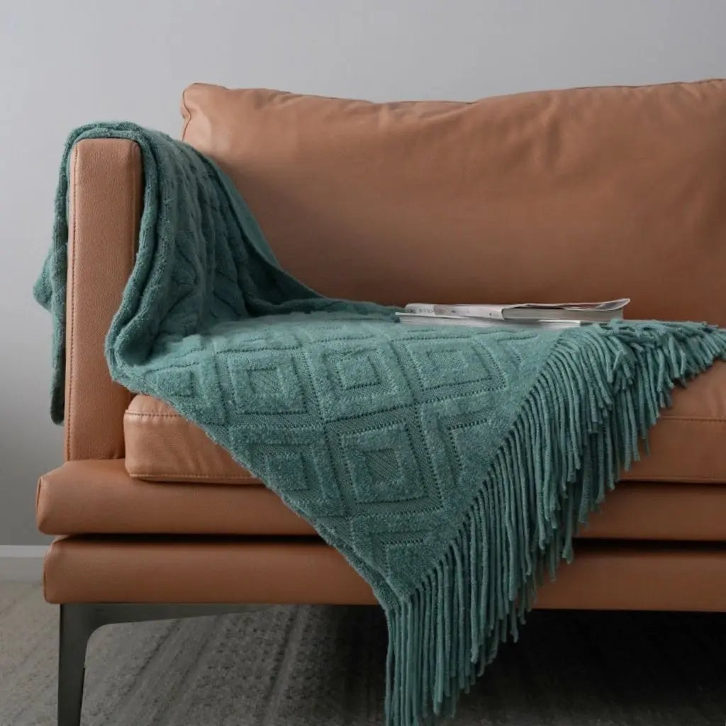 Elena Jacquard Knit Throw