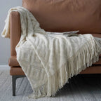 Elena Jacquard Knit Throw
