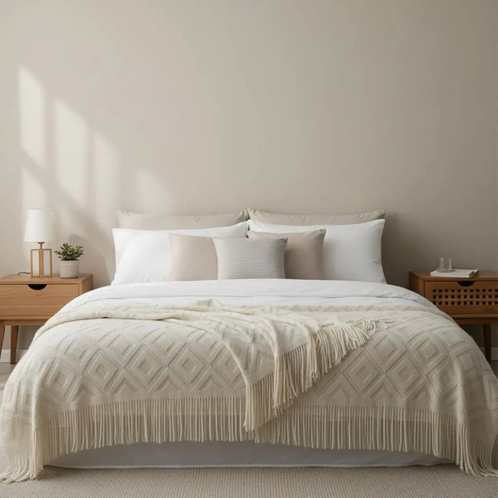 Elena Jacquard Knit Throw