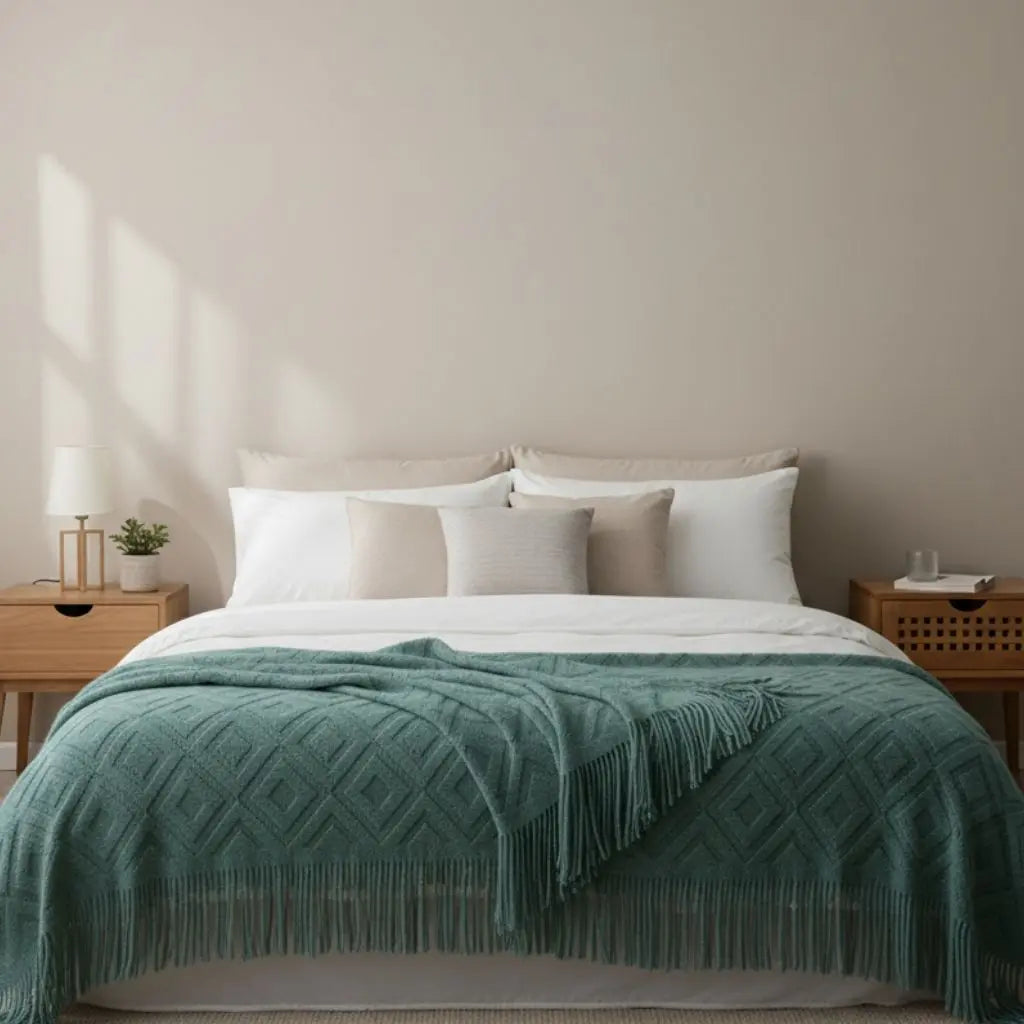 Elena Jacquard Knit Throw