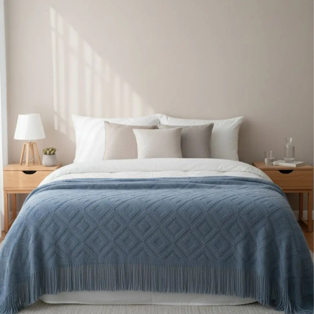 Elena Jacquard Knit Throw