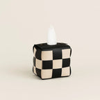 Checkered Tissue Box Cover