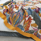 Iris Bloom Multi-layer Cotton Gauze Quilt