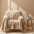 Dehaired Angora Velvet Blanket