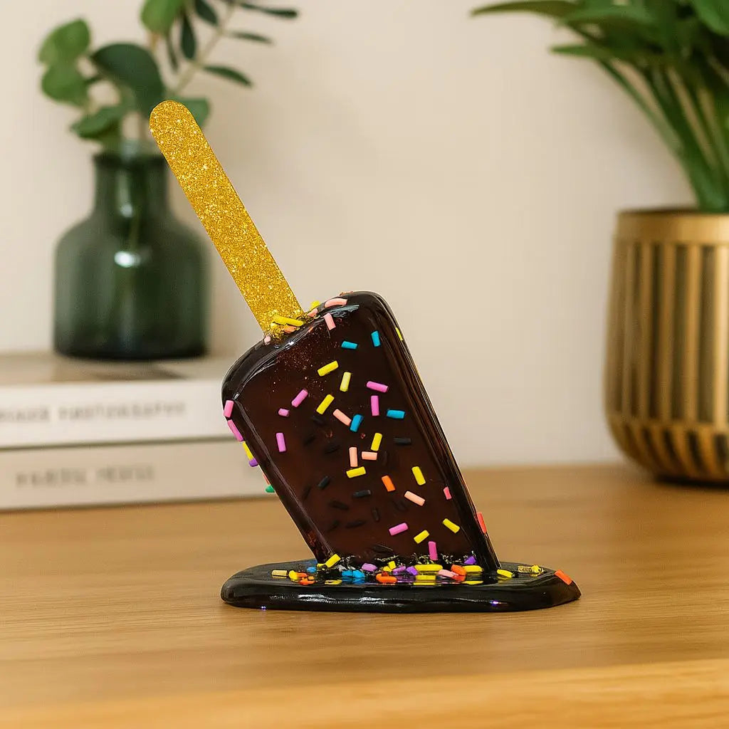 Veylo Resin Melting Popsicle Sculpture