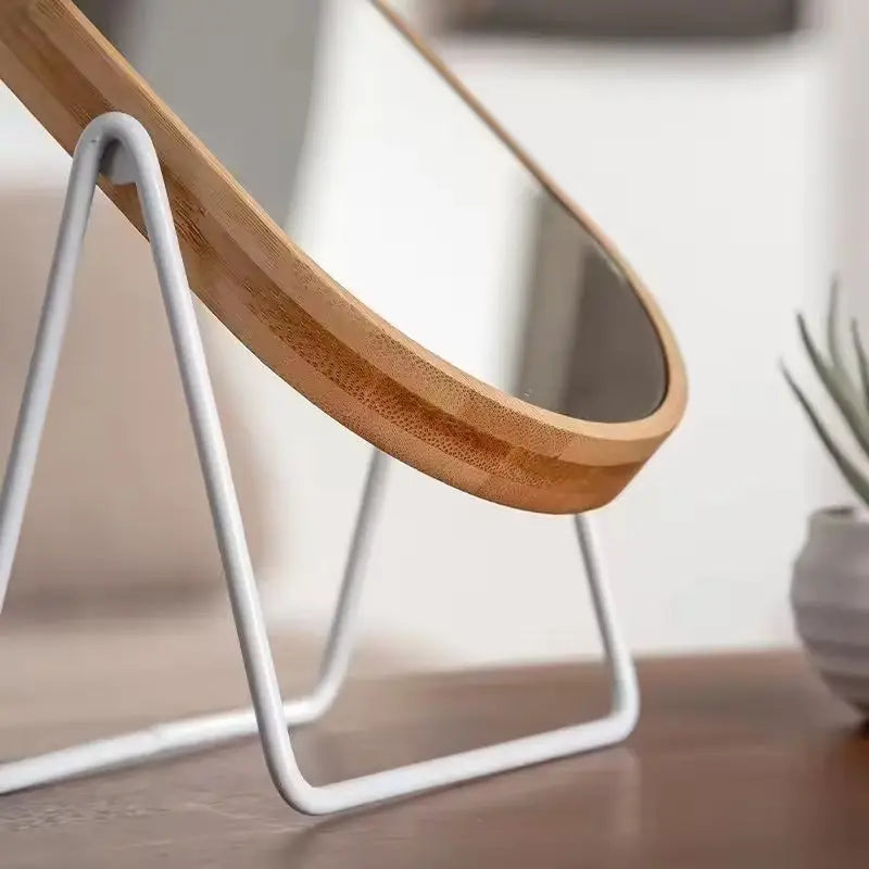 Voss Bamboo Swivel Mirror