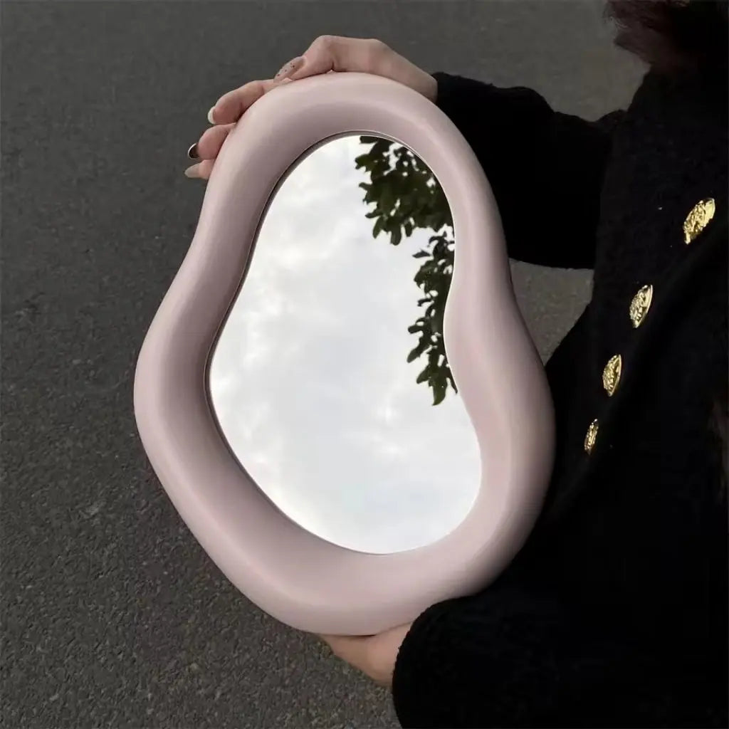 Wavy Cloud Mirror Sculptural Accent