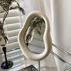 Wavy Cloud Mirror Sculptural Accent