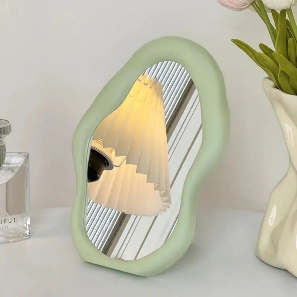 Wavy Cloud Mirror Sculptural Accent