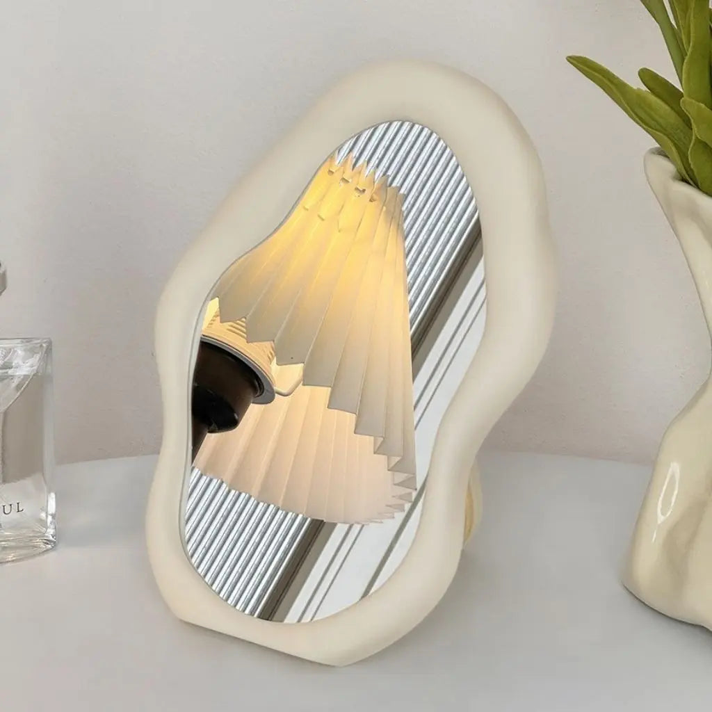 Wavy Cloud Mirror Sculptural Accent