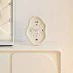 Wavy Wooden Table Clock