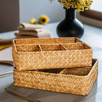 Willow Woven Organizer Basket