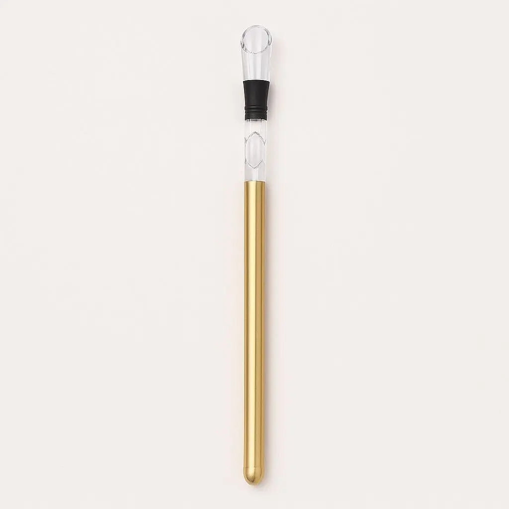 Elias Wine Chiller Set – Stainless Steel Cooling Rod with Pourer & Stopper