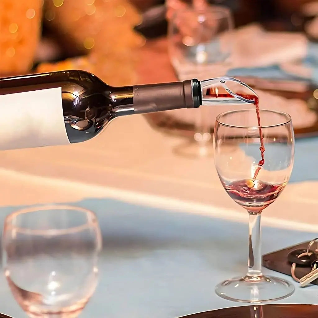 Elias Wine Chiller Set – Stainless Steel Cooling Rod with Pourer & Stopper