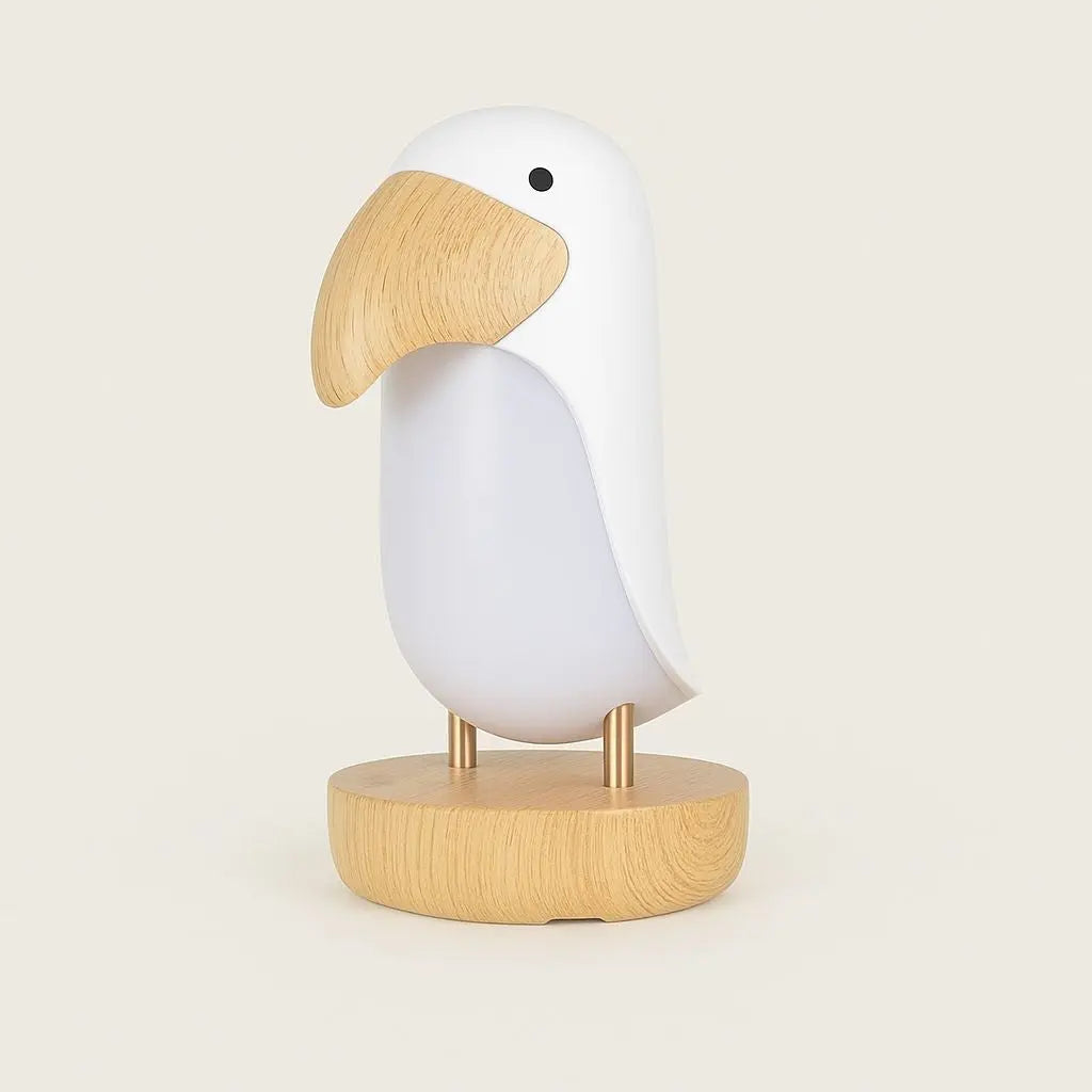 Kane Tranquil Wooden Bird Lamp With Speaker
