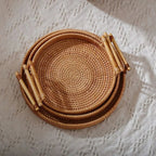 Elora Rattan Woven Handcrafted Storage Tray