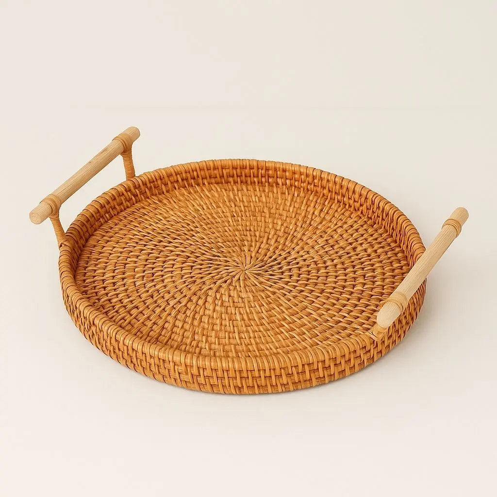 Elora Rattan Woven Handcrafted Storage Tray