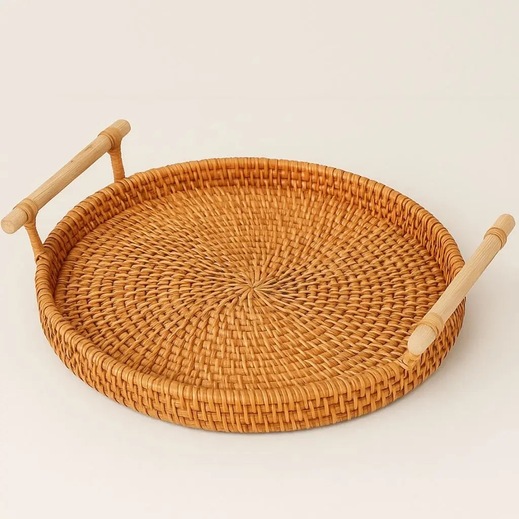Elora Rattan Woven Handcrafted Storage Tray