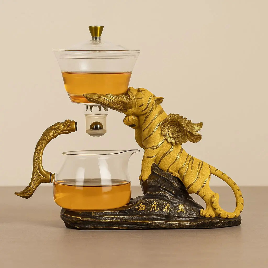 Zion Tiger - Lazy Kungfu Glass Tea Set