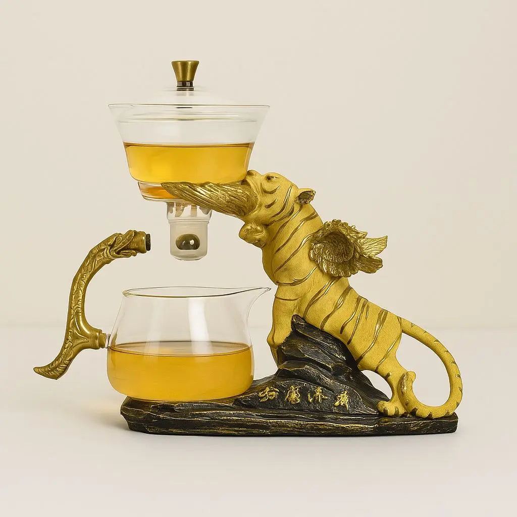 Zion Tiger - Lazy Kungfu Glass Tea Set