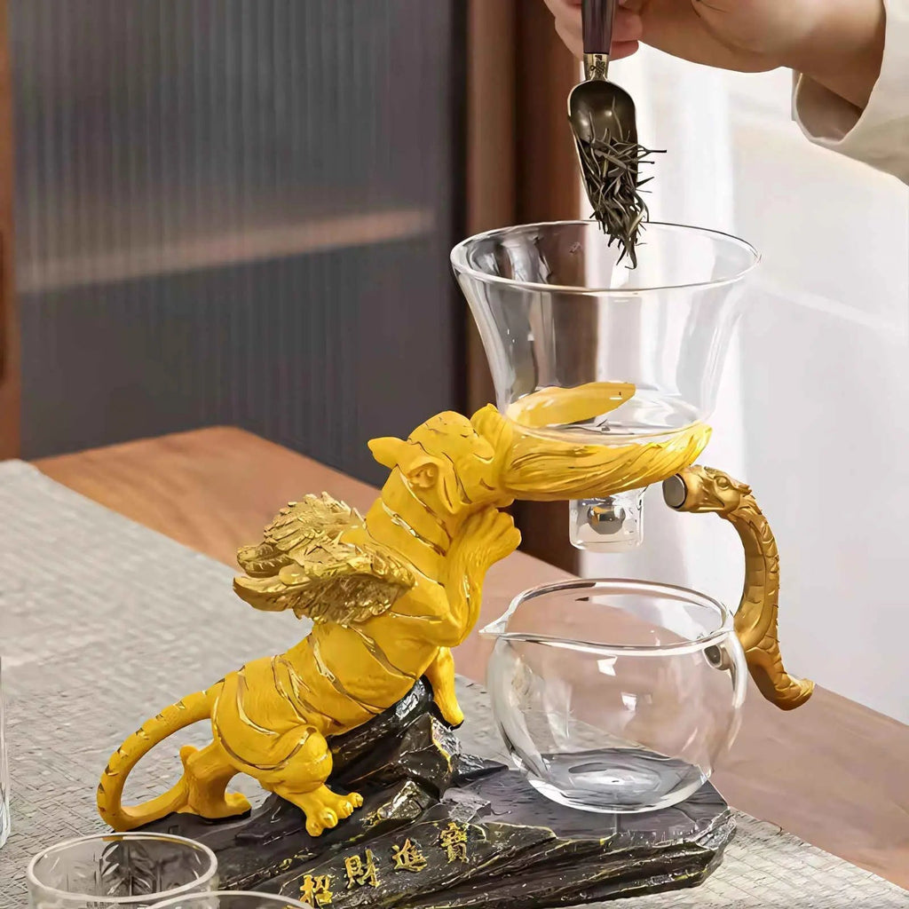 Zion Tiger - Lazy Kungfu Glass Tea Set
