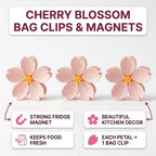 Sakuri Magnetic Floral Bag Clips