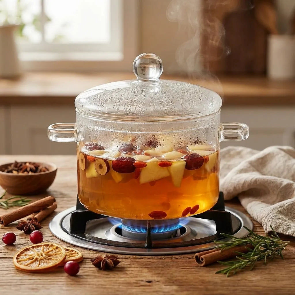 Miles Glass Cooking Pot – Borosilicate Simmer Pot