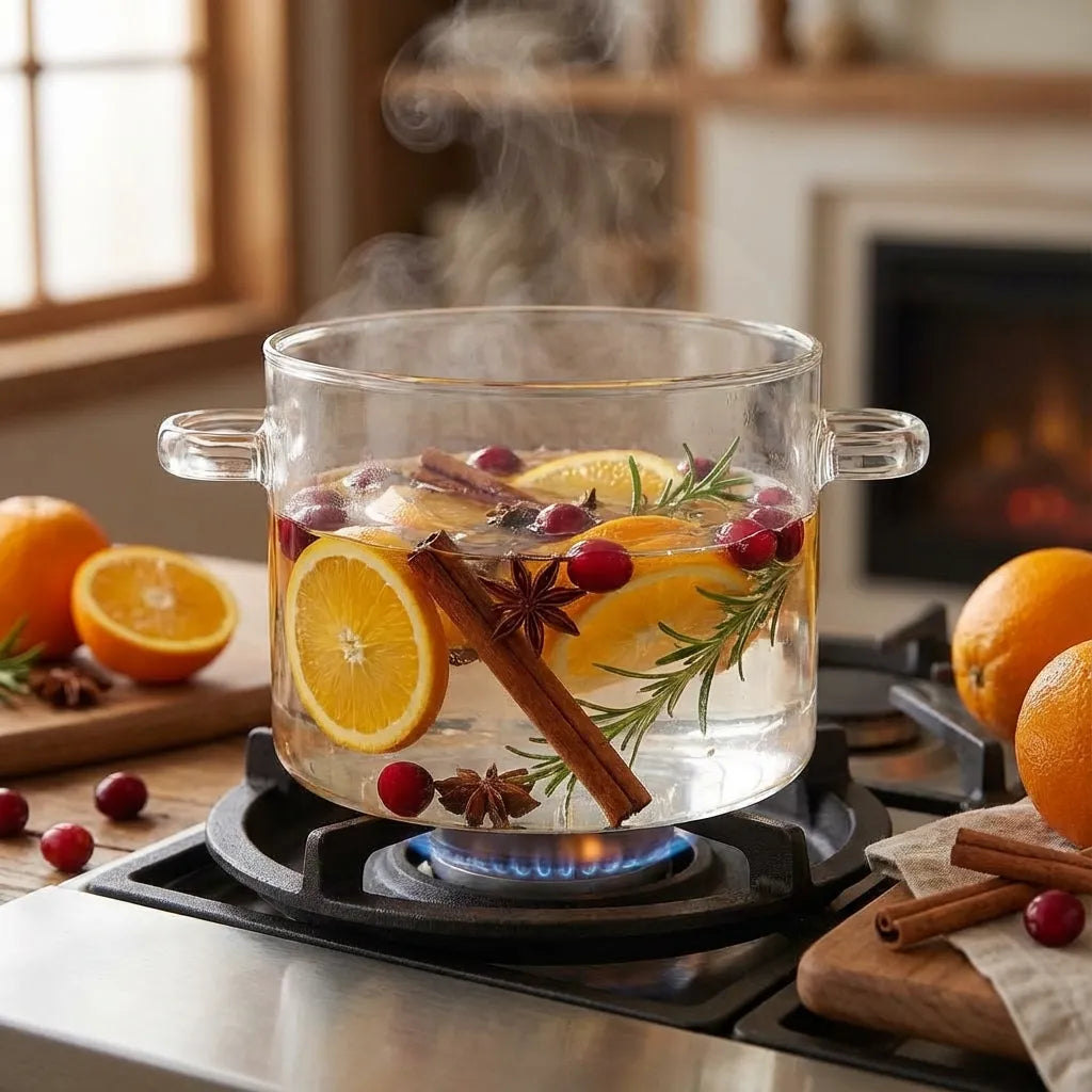 Miles Glass Cooking Pot – Borosilicate Simmer Pot