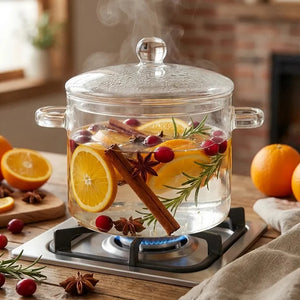 Miles Glass Cooking Pot – Borosilicate Simmer Pot