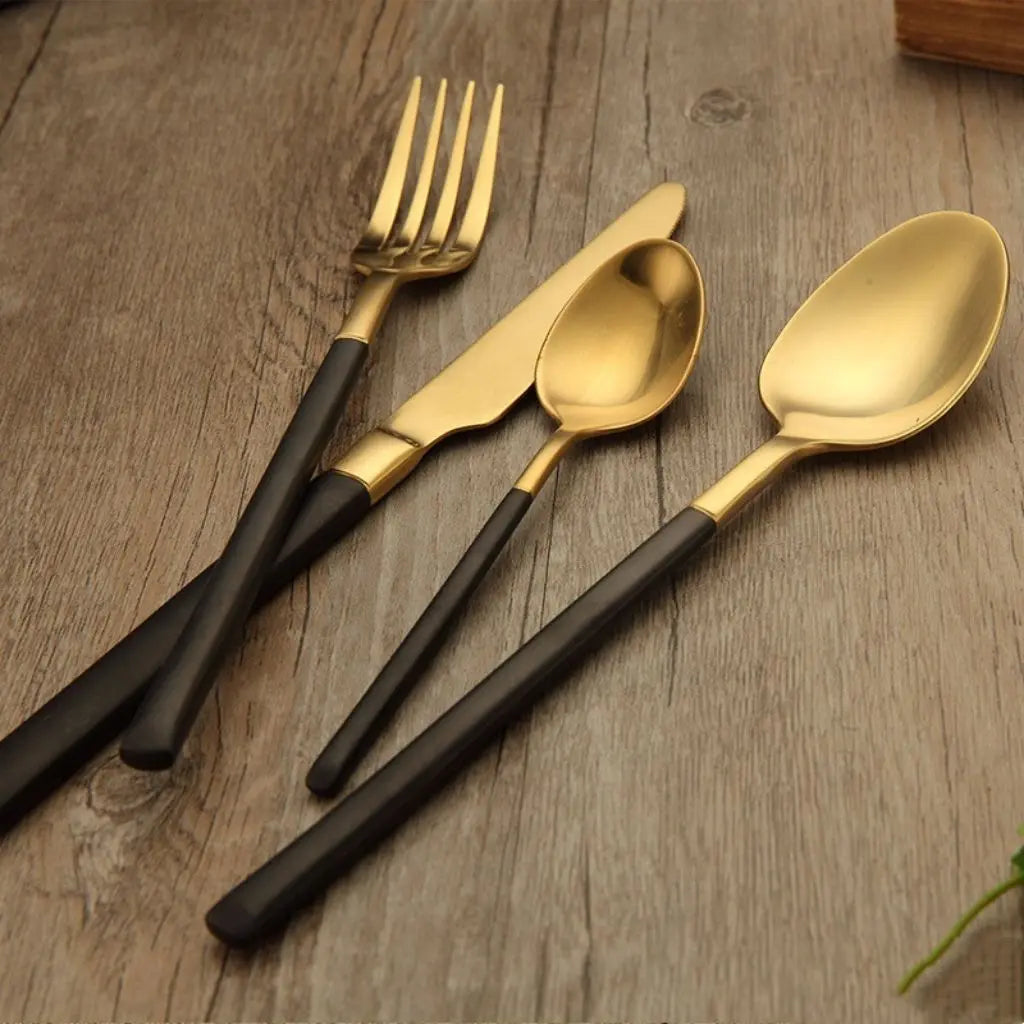 Julian Gold Flatware Set