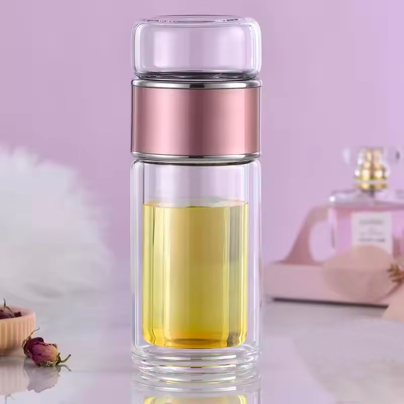 Calmora Dual-Layer Tea Infuser Bottle
