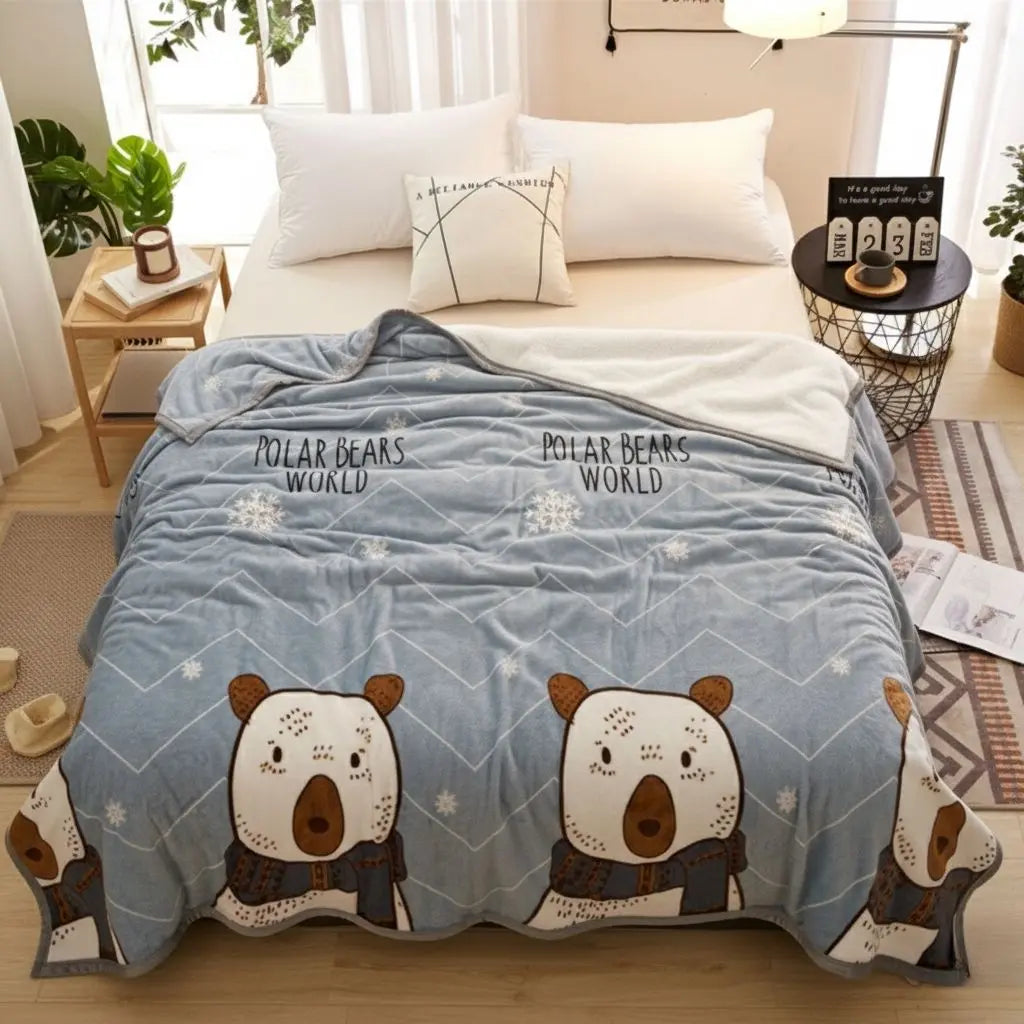 Noah Cozy Children's Flannel Blanket